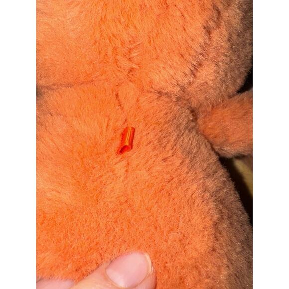 B Softies Happy Hues Bunny Rabbit Plush Stuffed Animal Orange Confetti Easter - Picture 13 of 13